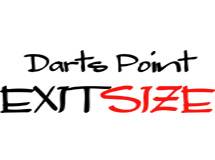 DartsPoint EXIT SIZE