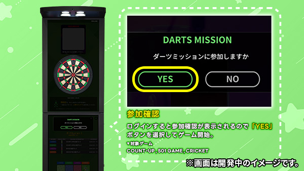 ダーツミッション参加方法